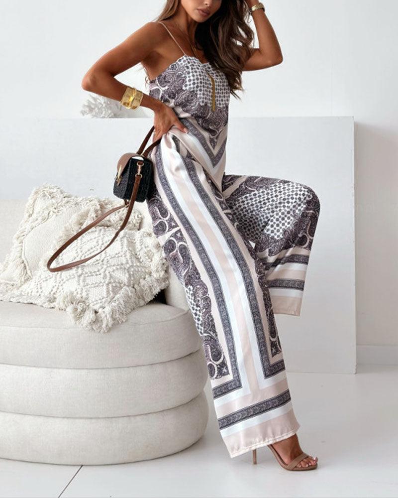 Lilly | Zweiteiliges Set elegant mit top mit Schnürung und Hose urlaubsbereit