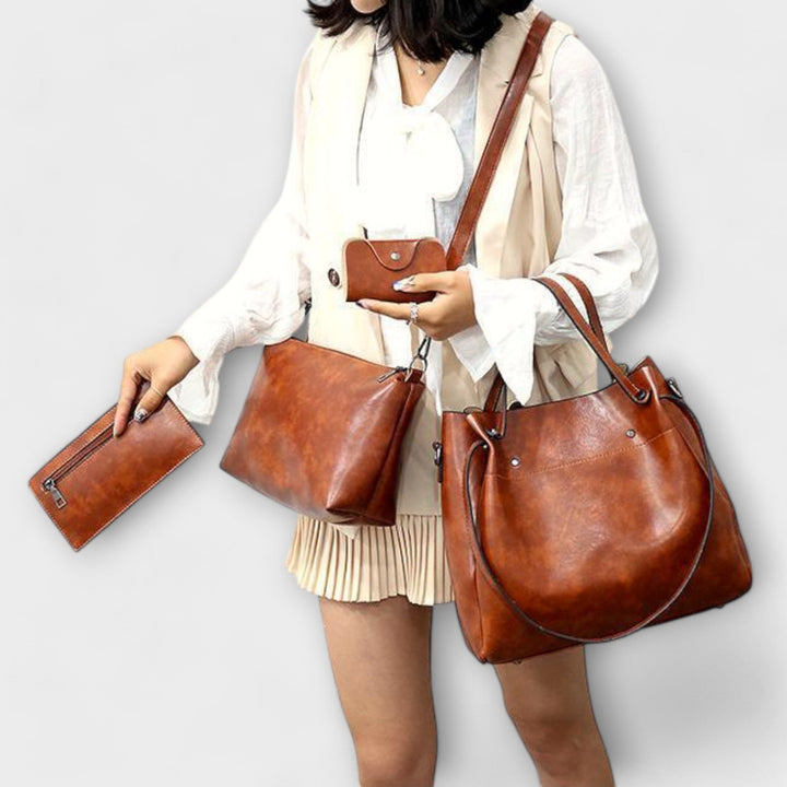 Ida | 4-teiliges Vintage-Taschenset