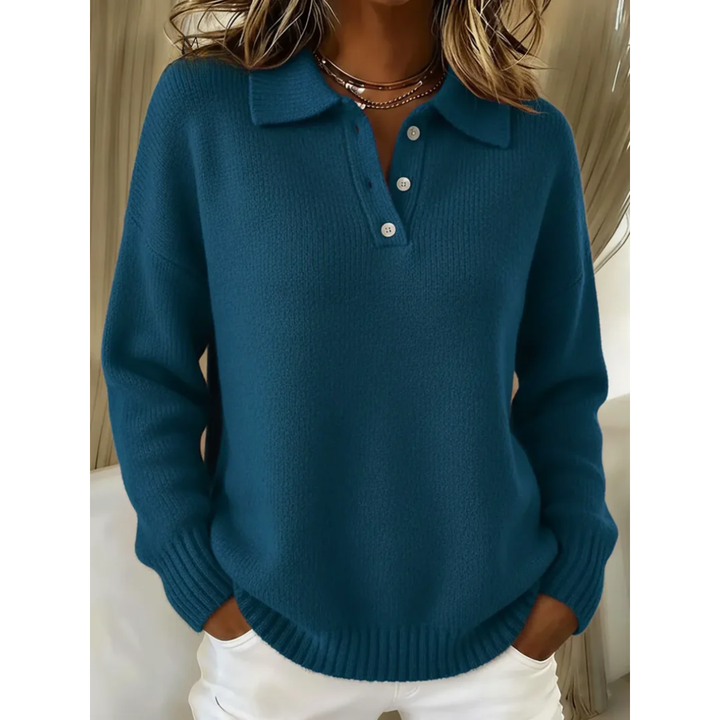 Christiane | Weicher Pullover mit Polokragen