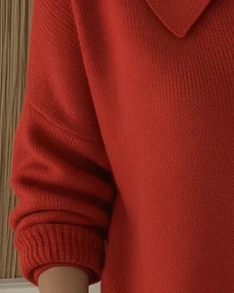 Christa | Strickjacke mit Kragen und Knopfleiste