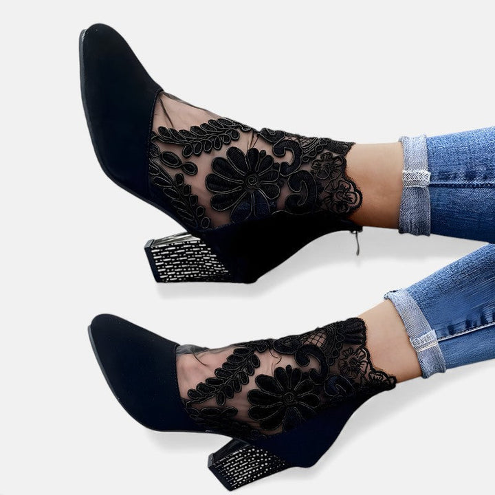 Kunigunde | Atmungsaktive elegante orthopädische Absatzschuhe