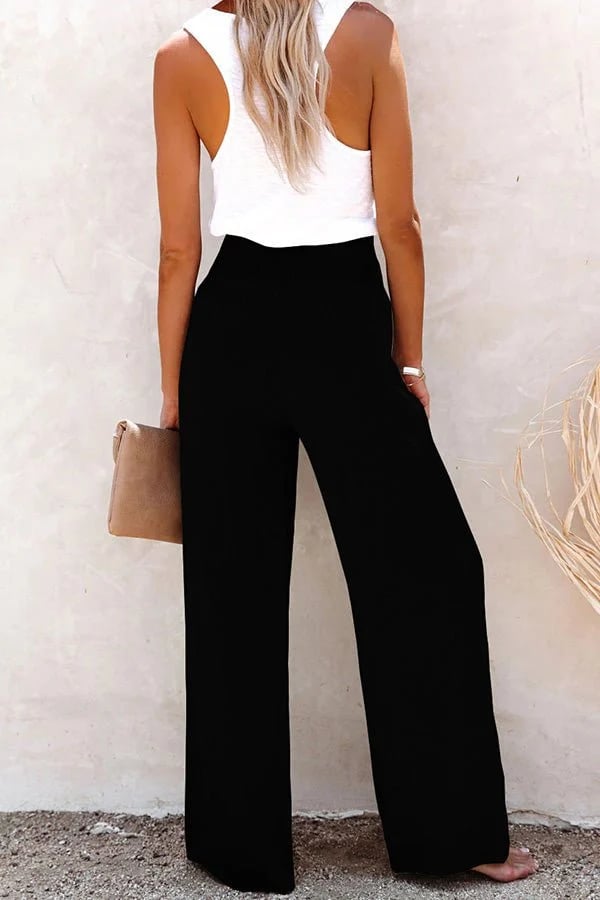 Rose | Entspannte High-Waist-Hose