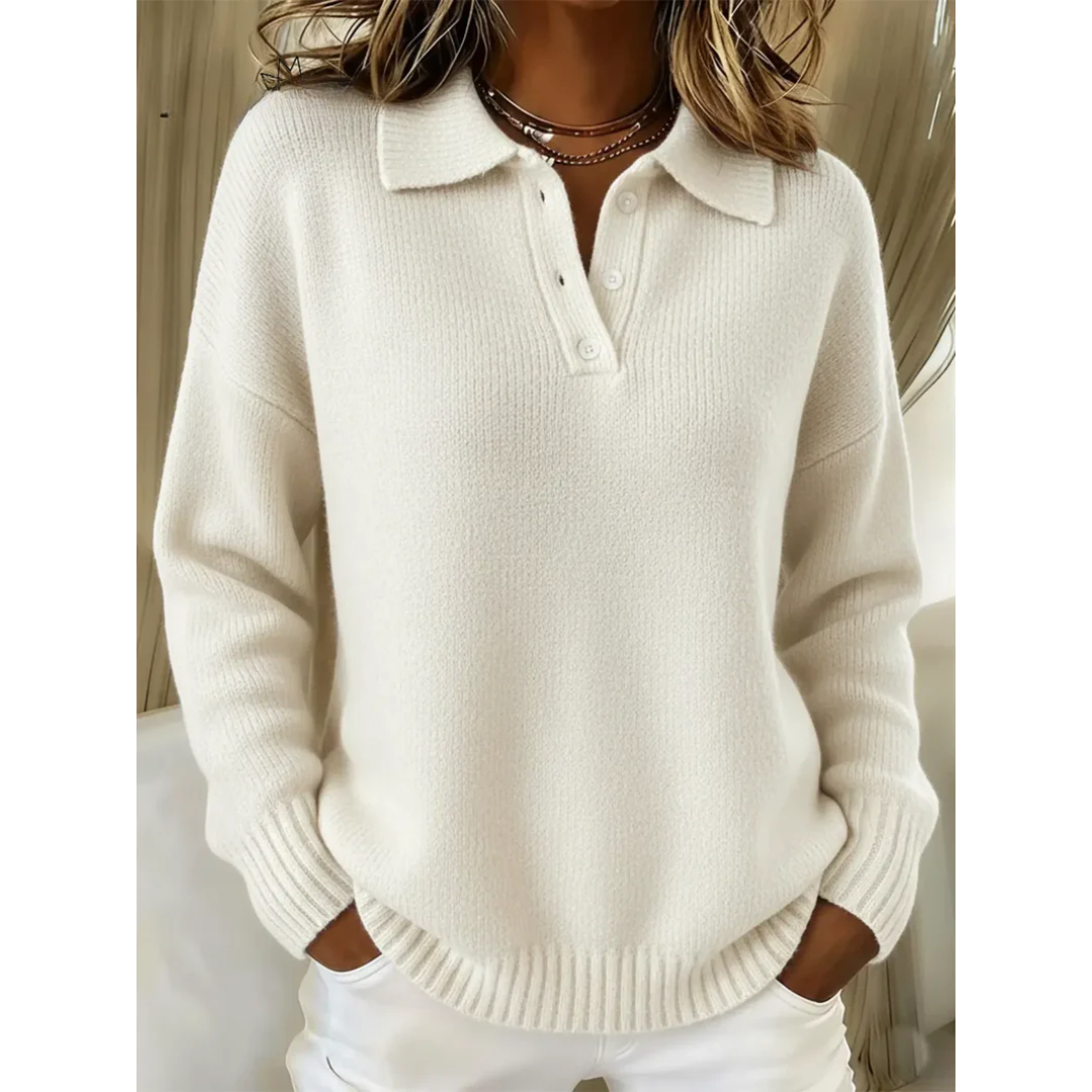 Christiane | Weicher Pullover mit Polokragen