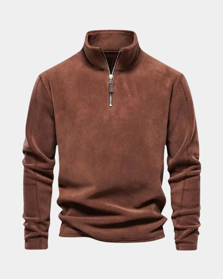 Ottmar | Beiger Troyer-Pullover