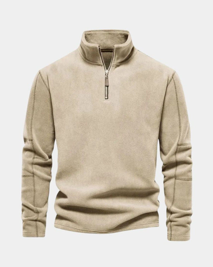 Ottmar | Beiger Troyer-Pullover