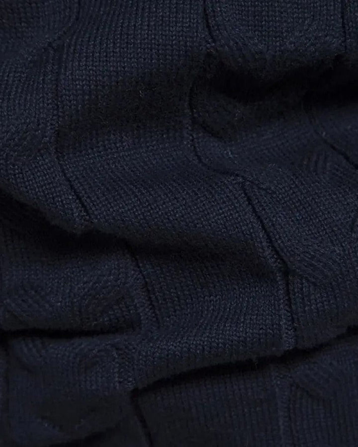 Dietmar | Gemusterter Troyer-Pullover