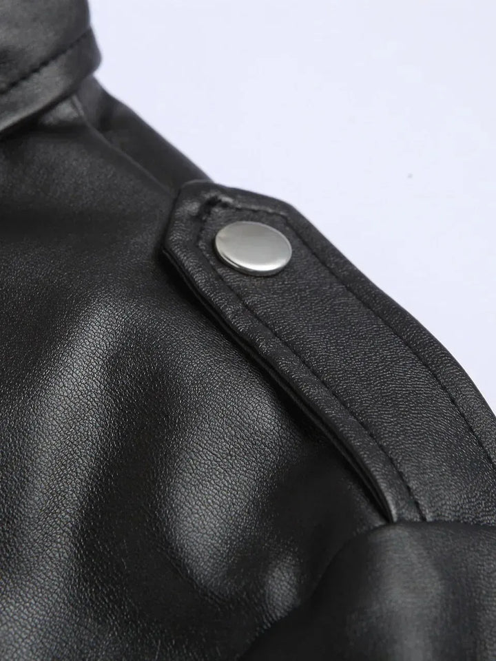 Felix | Schwarze Bikerjacke