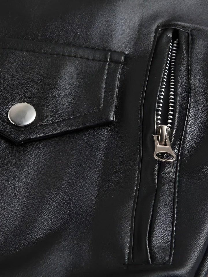 Felix | Schwarze Bikerjacke