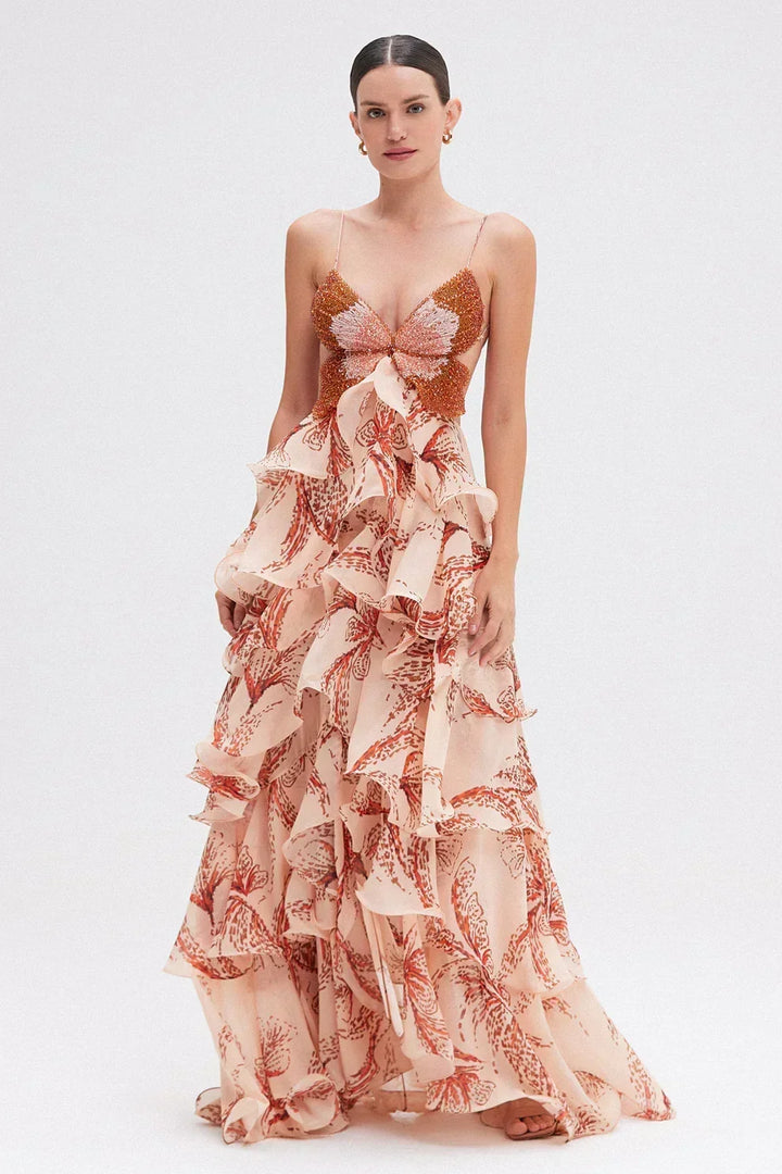 Frauke | Kleid mit Volant
