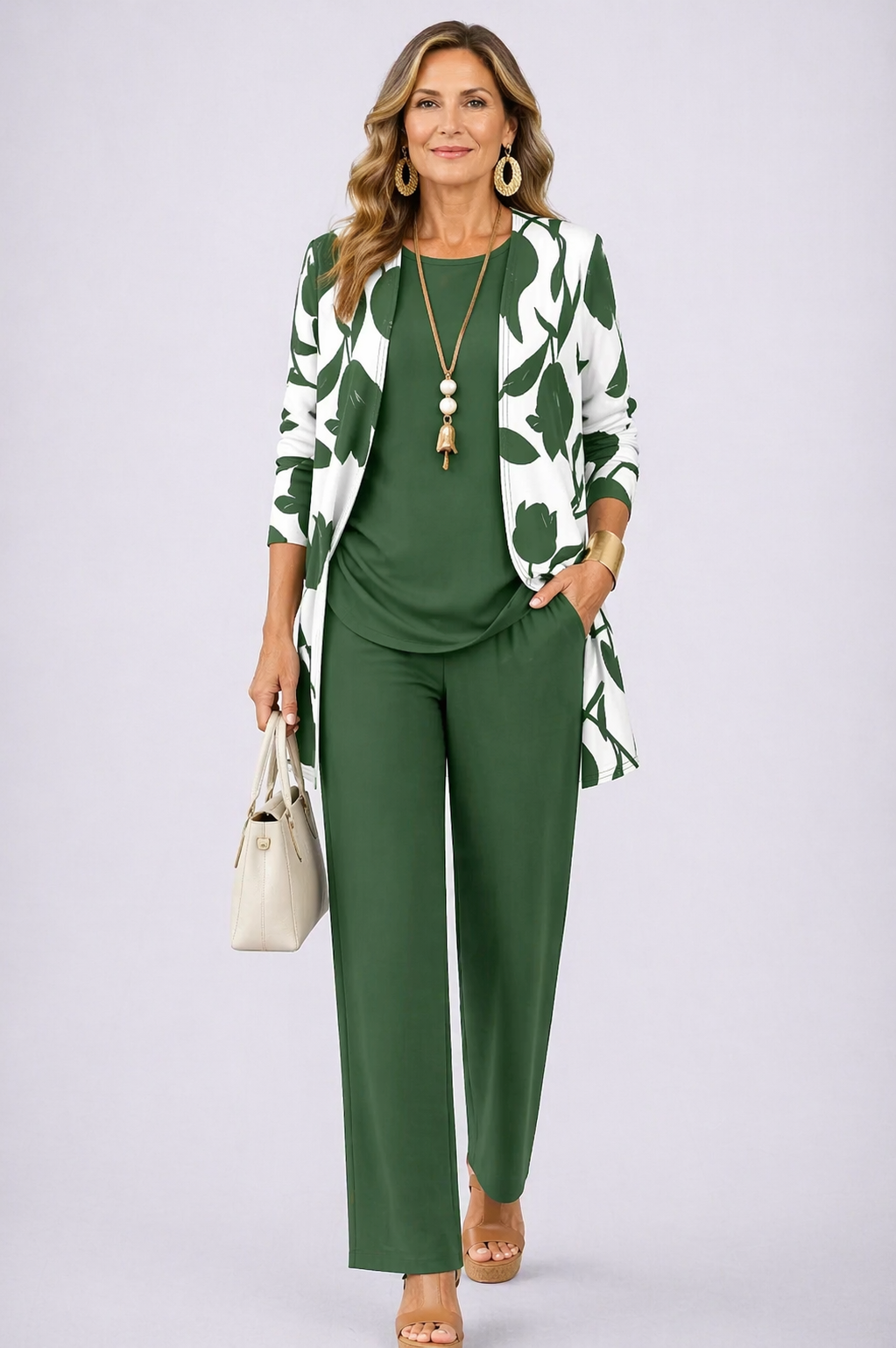 Agathe | Elegantes dreiteiliges Damenset