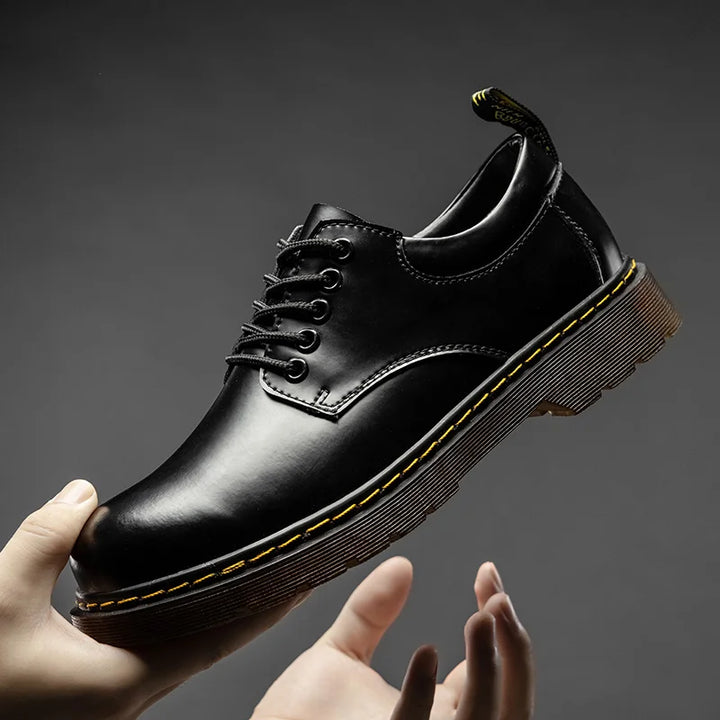 August | Braune Derby-Schuhe