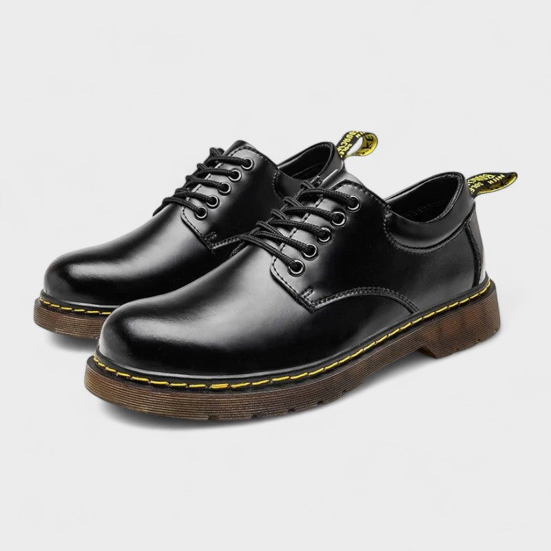 August | Braune Derby-Schuhe