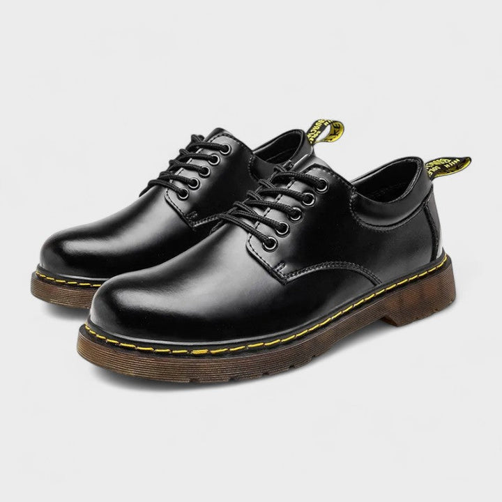 August | Braune Derby-Schuhe