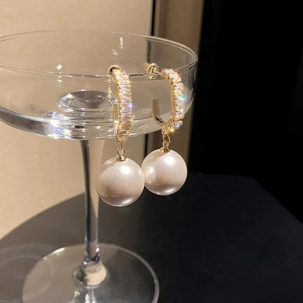 Birgit | Elegante Ohrringe mit Perlen-Akzenten