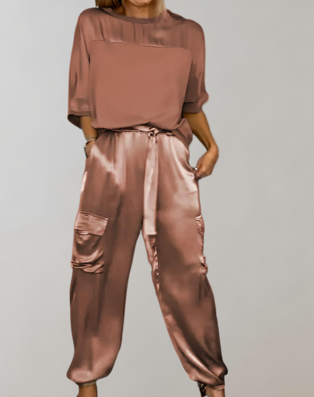 Frieda | Cargo-Lounge-Set aus Seide