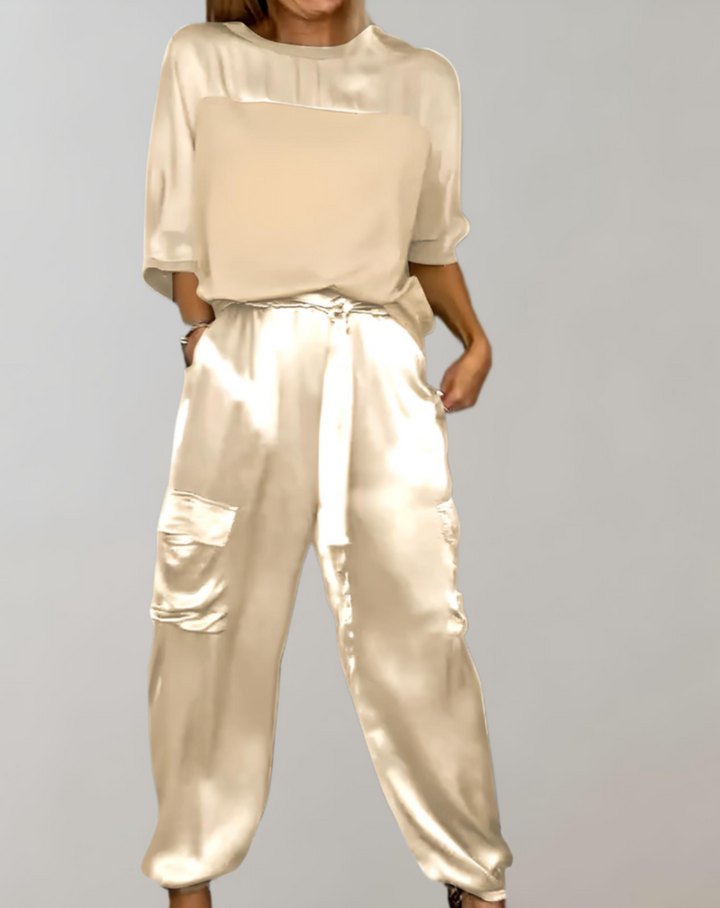 Frieda | Cargo-Lounge-Set aus Seide