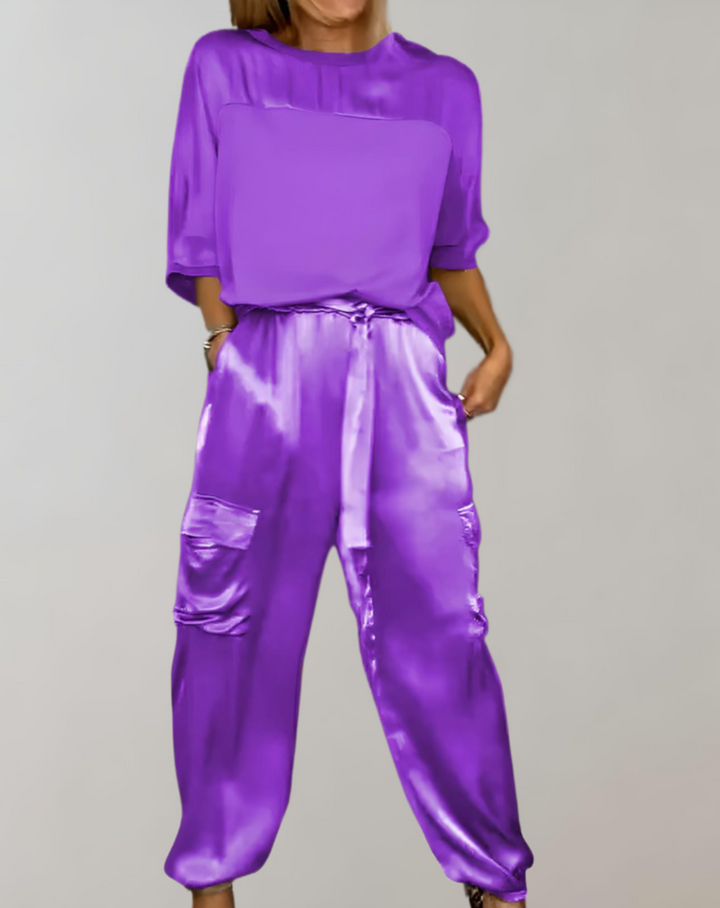 Frieda | Cargo-Lounge-Set aus Seide