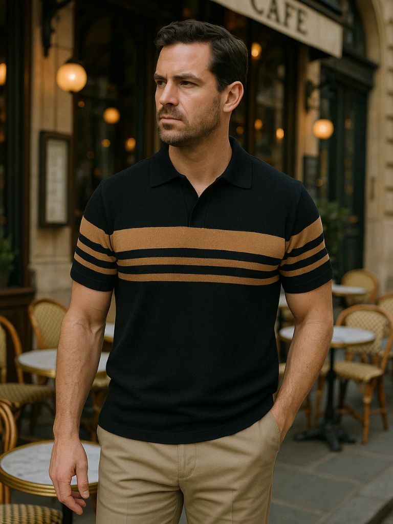 Berthold | Farbblock-Poloshirt