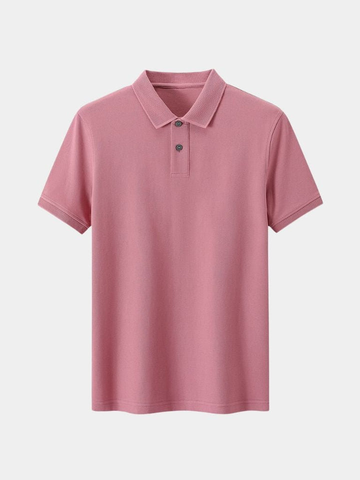 Arne | Klassisches hellgraues Poloshirt