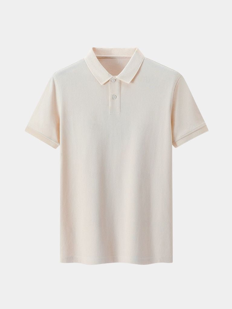 Arne | Klassisches hellgraues Poloshirt