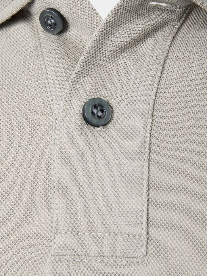 Arne | Klassisches hellgraues Poloshirt