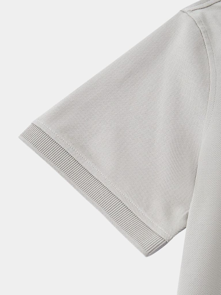 Arne | Klassisches hellgraues Poloshirt