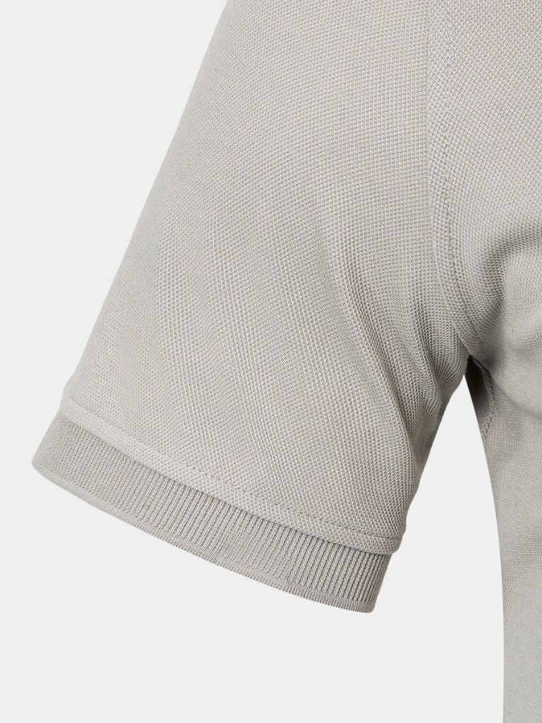 Arne | Klassisches hellgraues Poloshirt