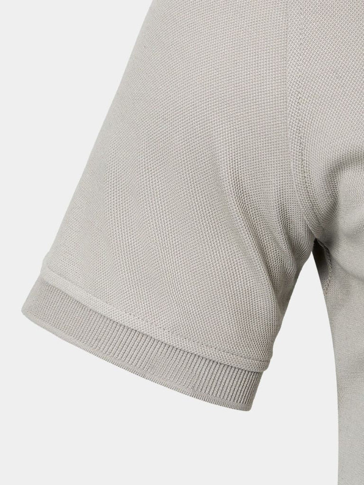 Arne | Klassisches hellgraues Poloshirt