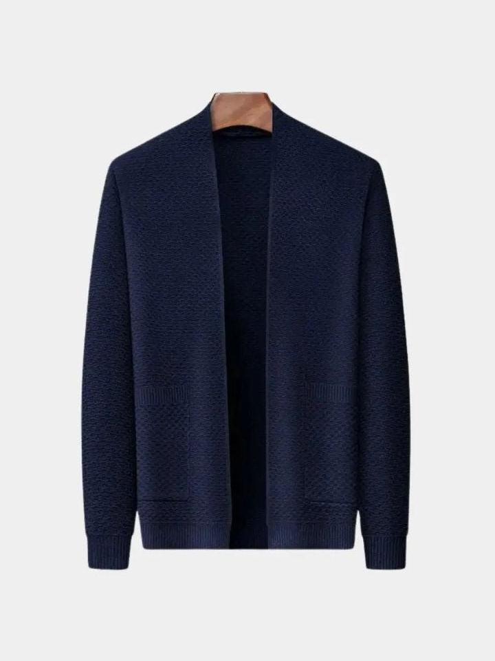 Heinz-Günter | Camelfarbene offene Strickjacke