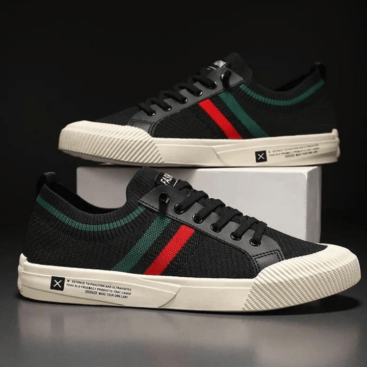 Martin | Gestreifte Strick-Sneaker