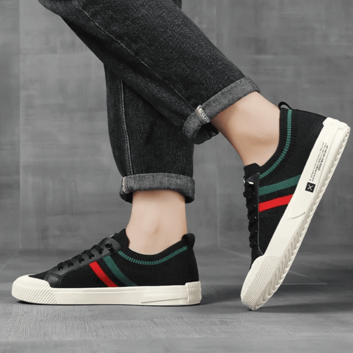 Martin | Gestreifte Strick-Sneaker