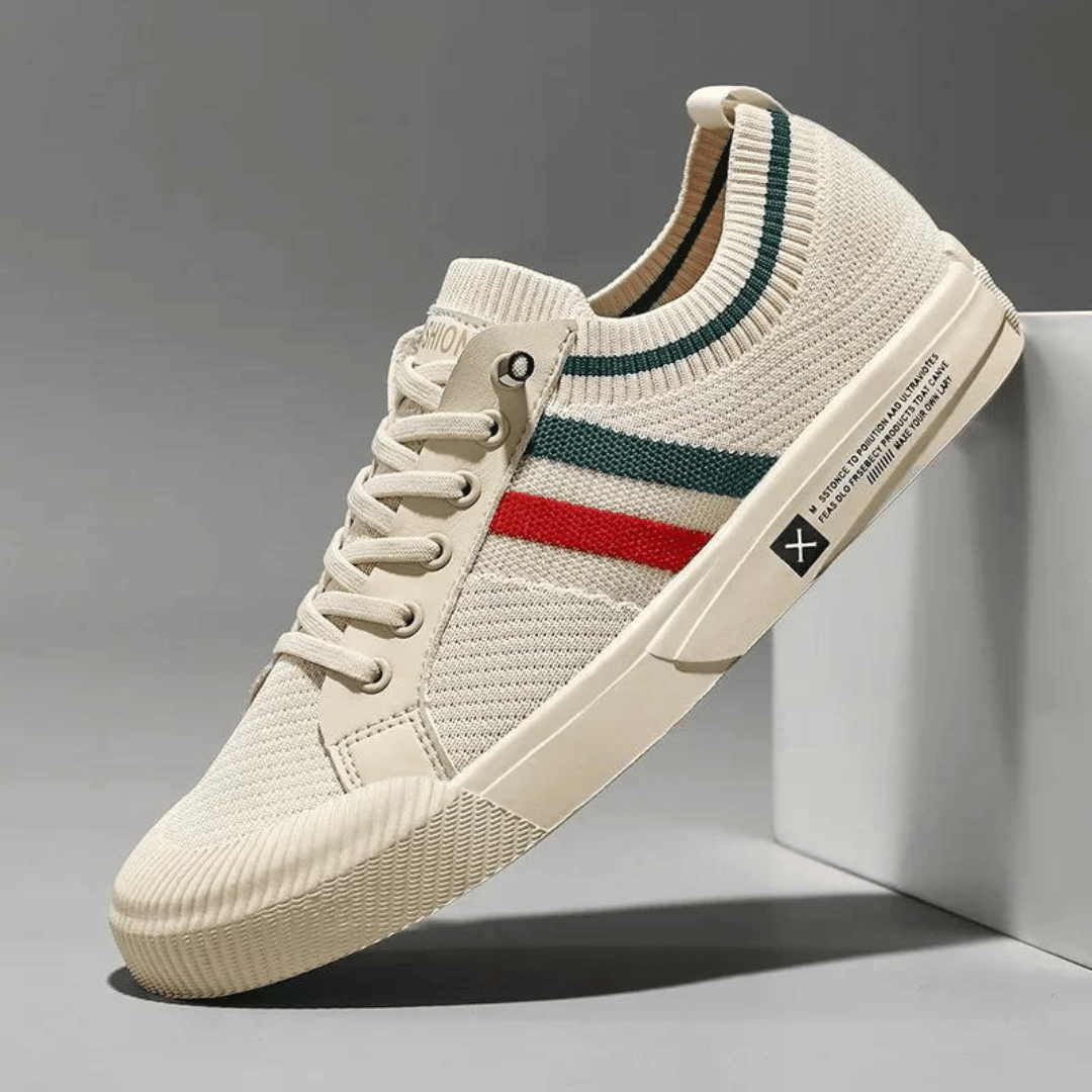 Martin | Gestreifte Strick-Sneaker