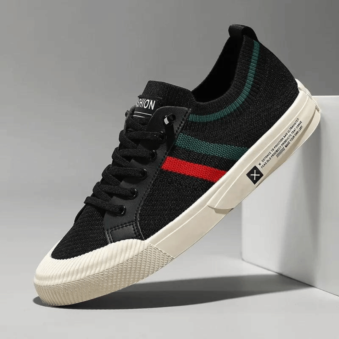 Martin | Gestreifte Strick-Sneaker