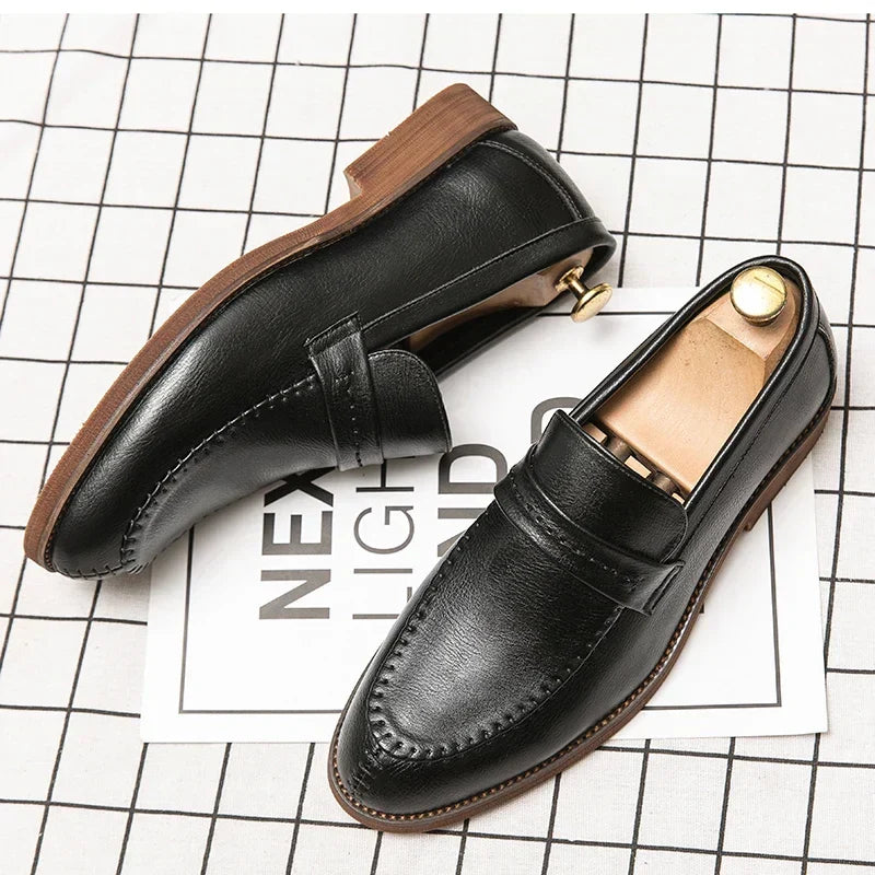 Valentin | Elegante Loafer in Lederoptik
