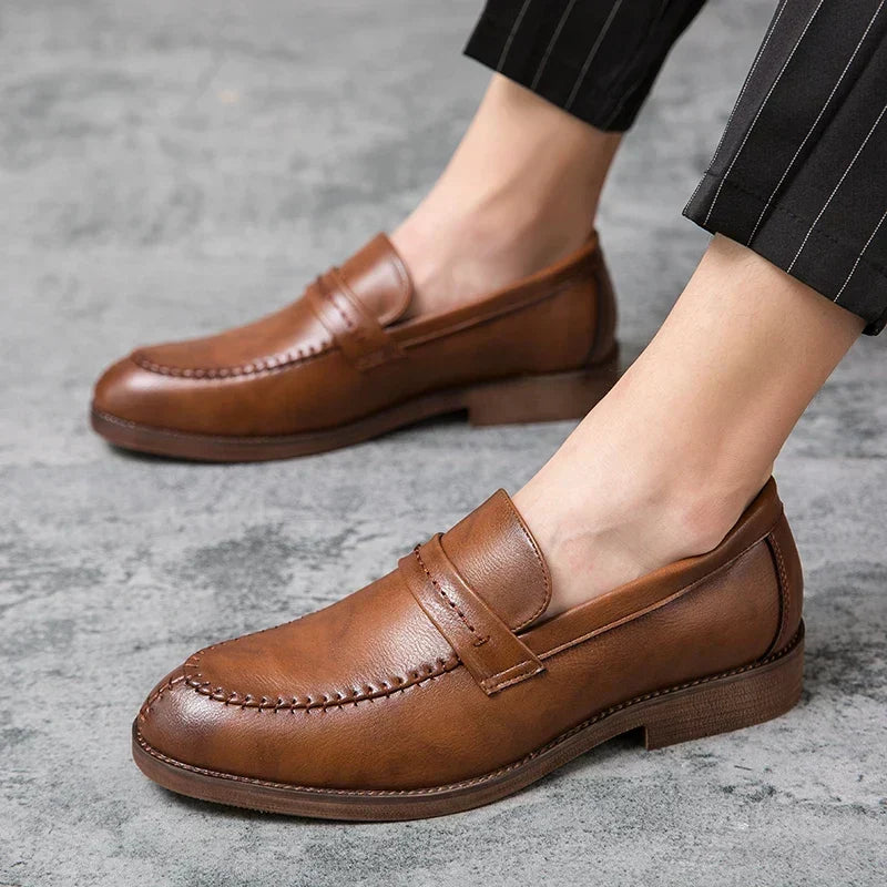 Valentin | Elegante Loafer in Lederoptik