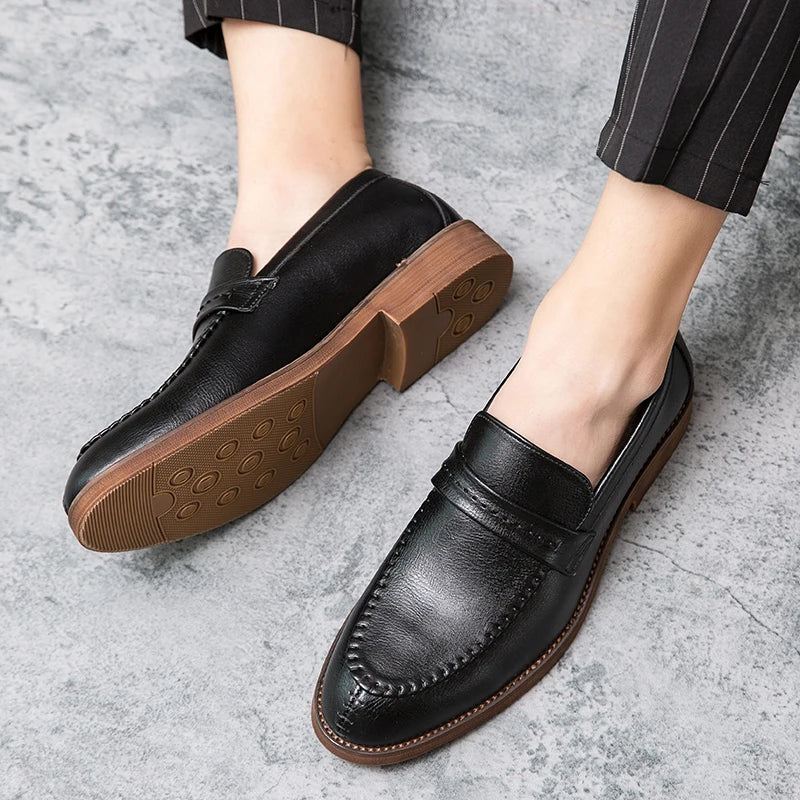 Valentin | Elegante Loafer in Lederoptik