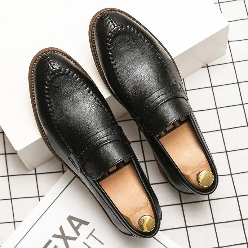 Valentin | Elegante Loafer in Lederoptik