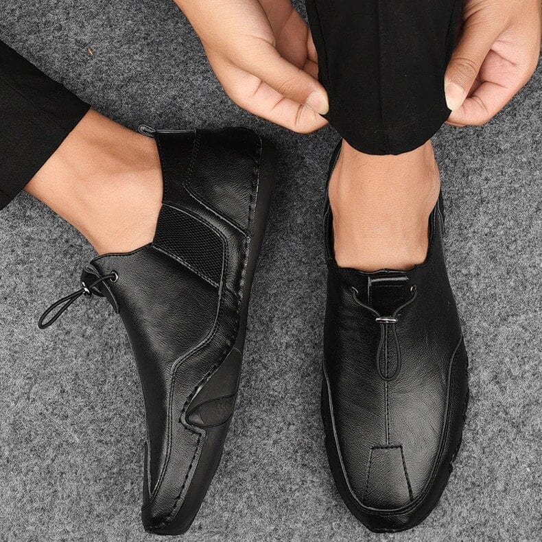 Vinzenz | Cremefarbene Slipper