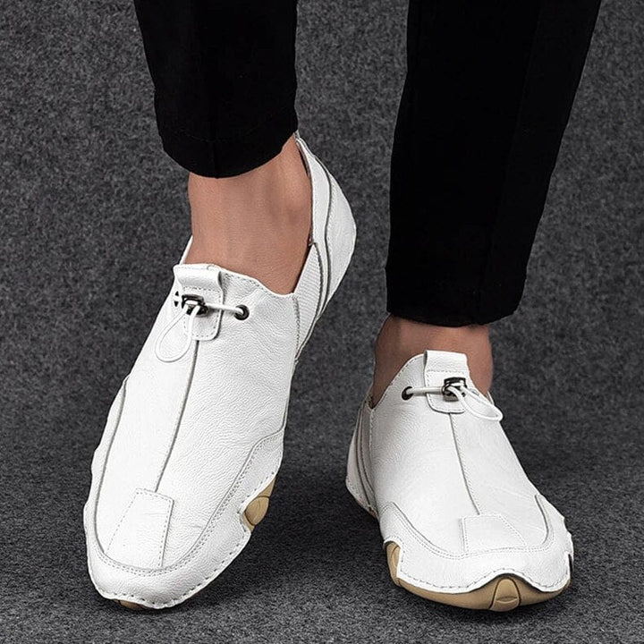 Vinzenz | Cremefarbene Slipper