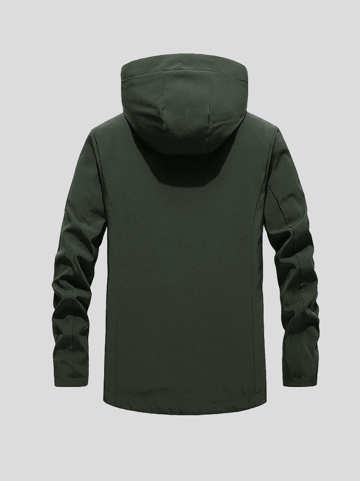 Gunnar | Schwarze Outdoorjacke mit Kapuze
