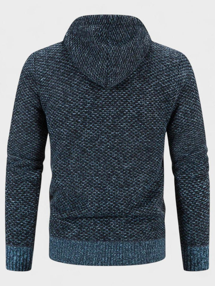 Otto | Graue Strickjacke mit Kapuze