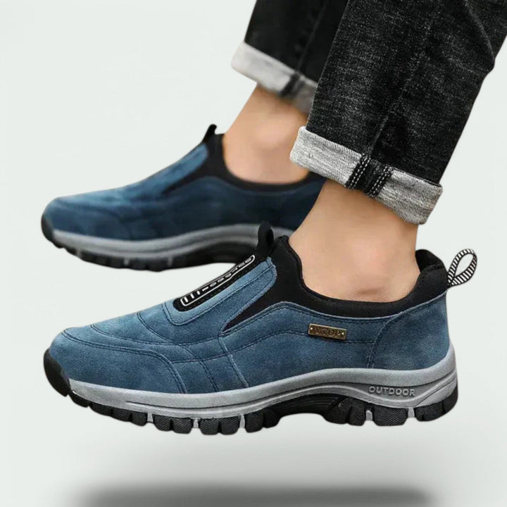 Justus | Blaue Freizeit-Slipper