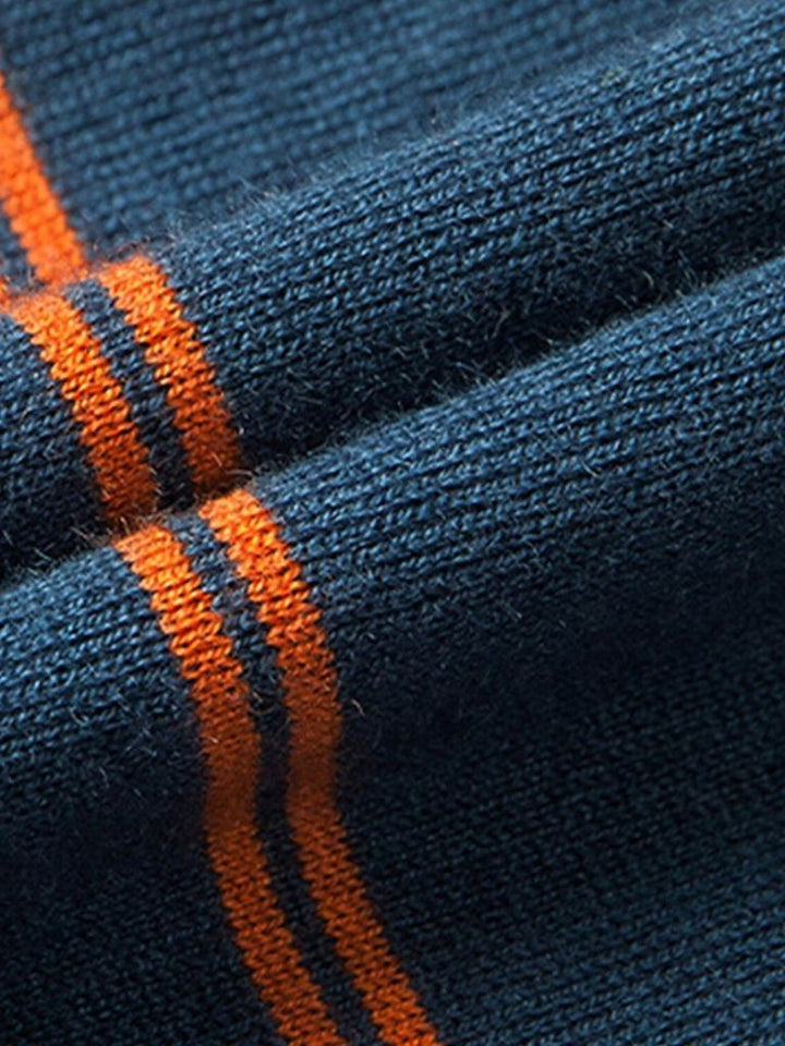 Friedrich | Gestreiftes Langarm-Poloshirt
