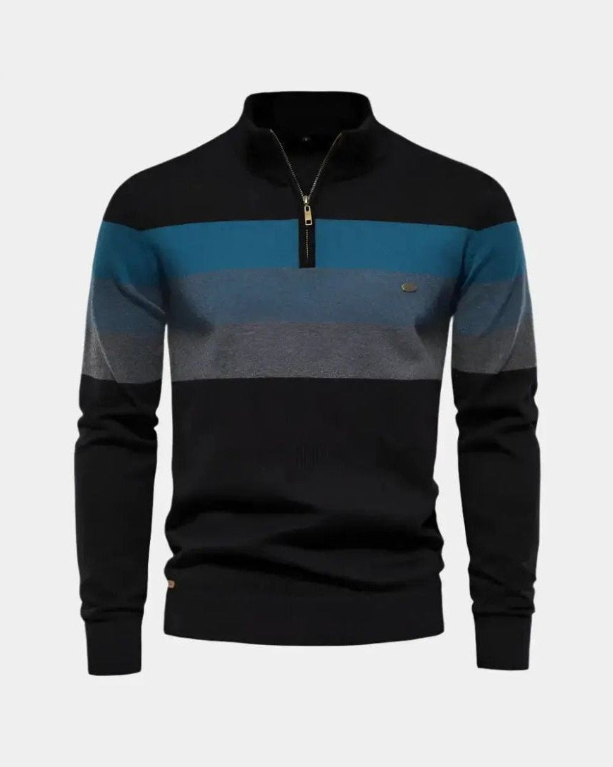 Alfred | Farbblock-Troyer-Pullover