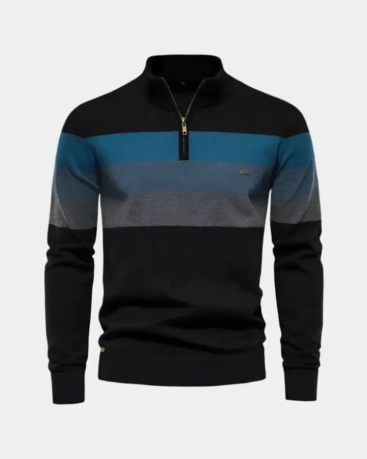 Alfred | Farbblock-Troyer-Pullover