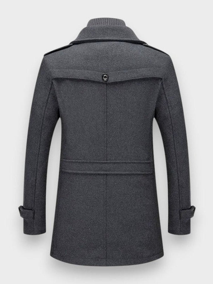 Alfred | Schwarzer Wintermantel
