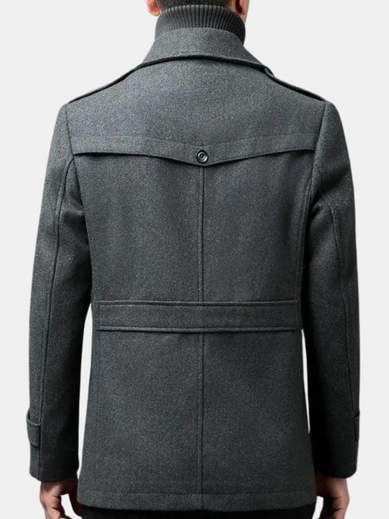 Alfred | Schwarzer Wintermantel