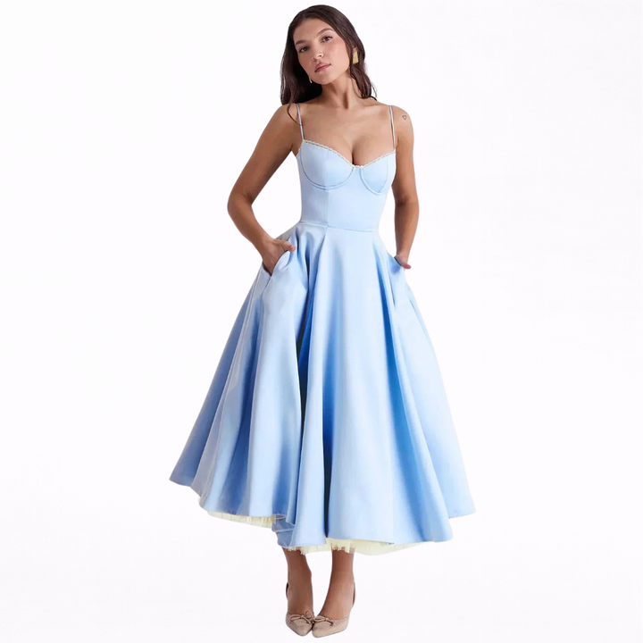 Britta | Midikleid aus Luxus