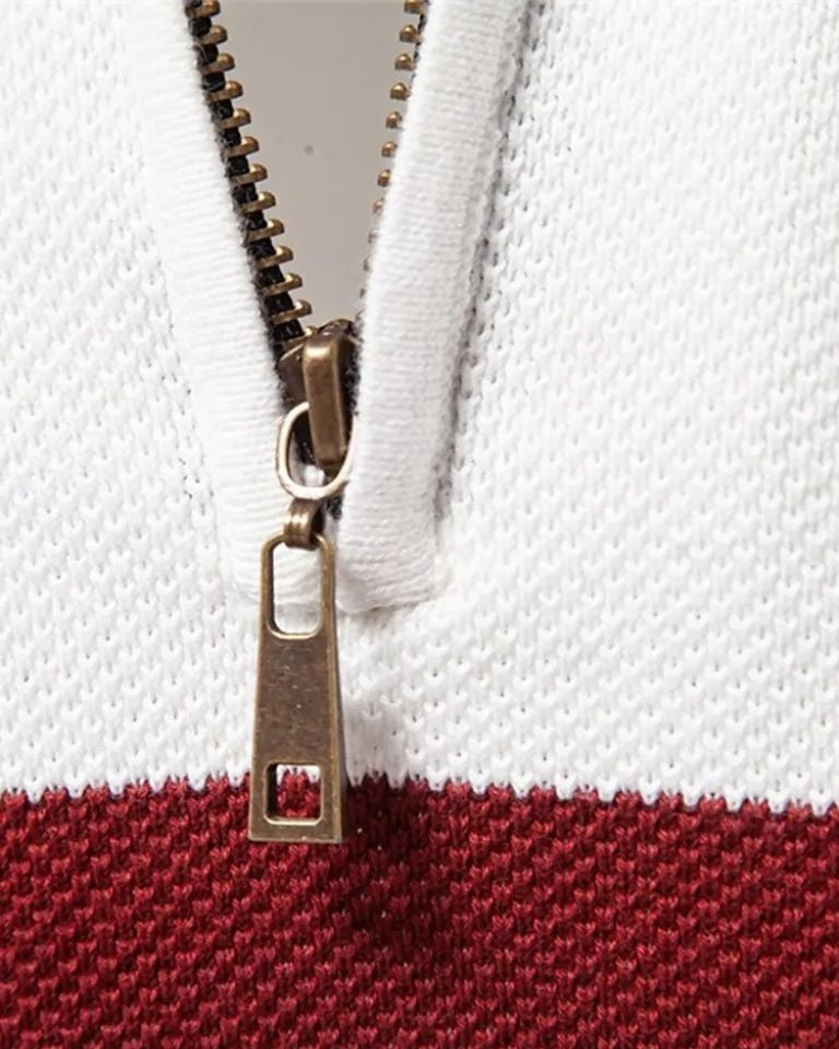 Frank | Farbblock-Troyer-Pullover