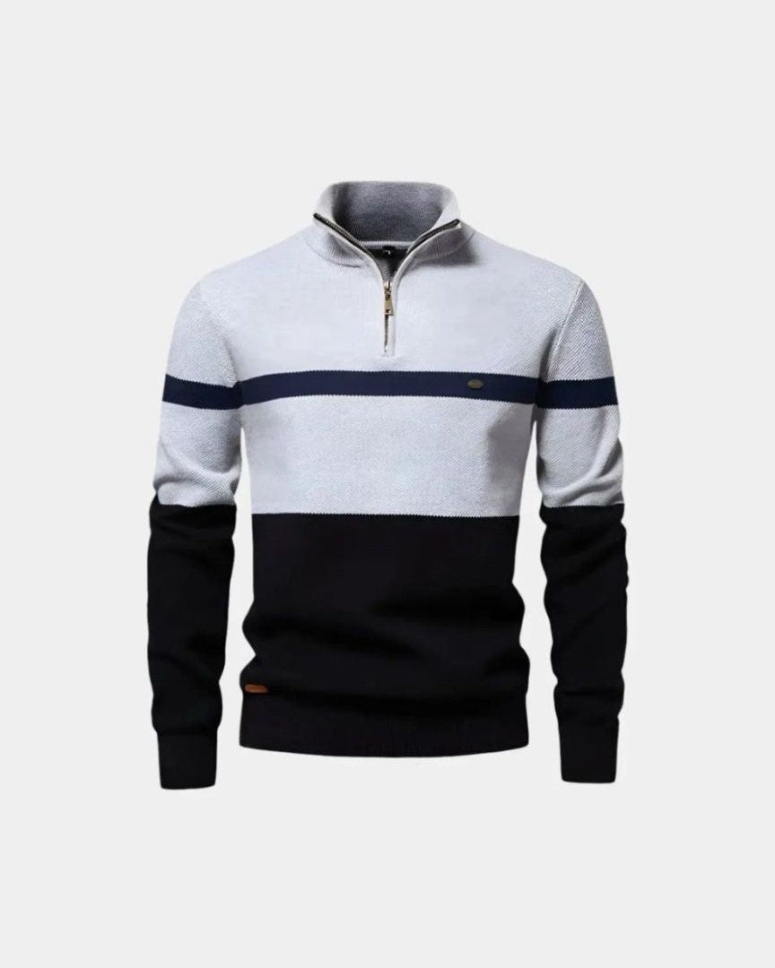 Frank | Farbblock-Troyer-Pullover